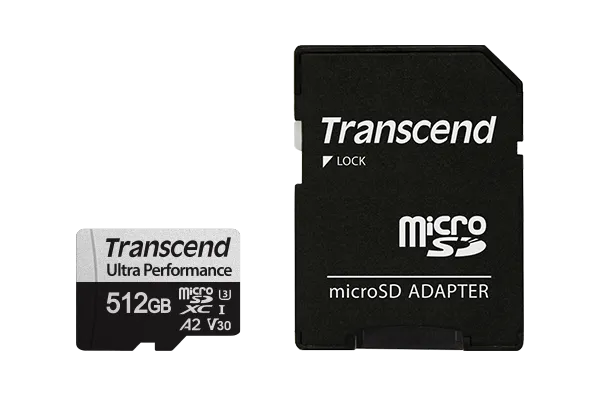 Image 4 for Transcend 512GB MicroSD Card 340S UHS-I