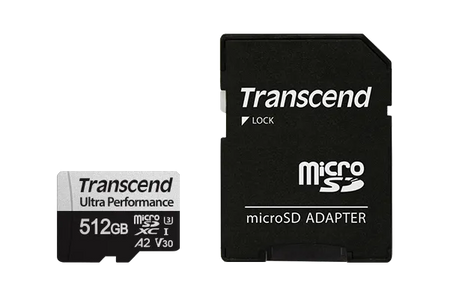Image 4 for Transcend 512GB MicroSD Card 340S UHS-I