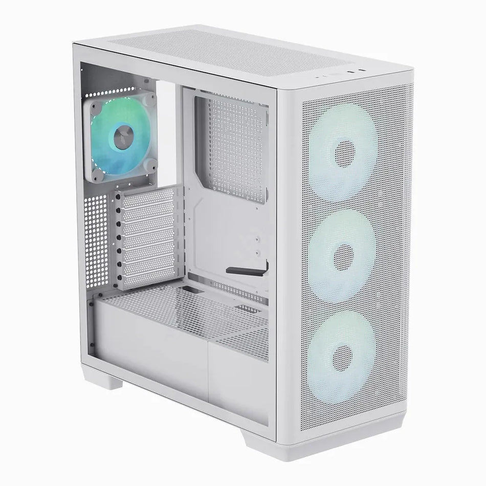 Image 1 for APNX C1-R White Mid-Tower ATX Case