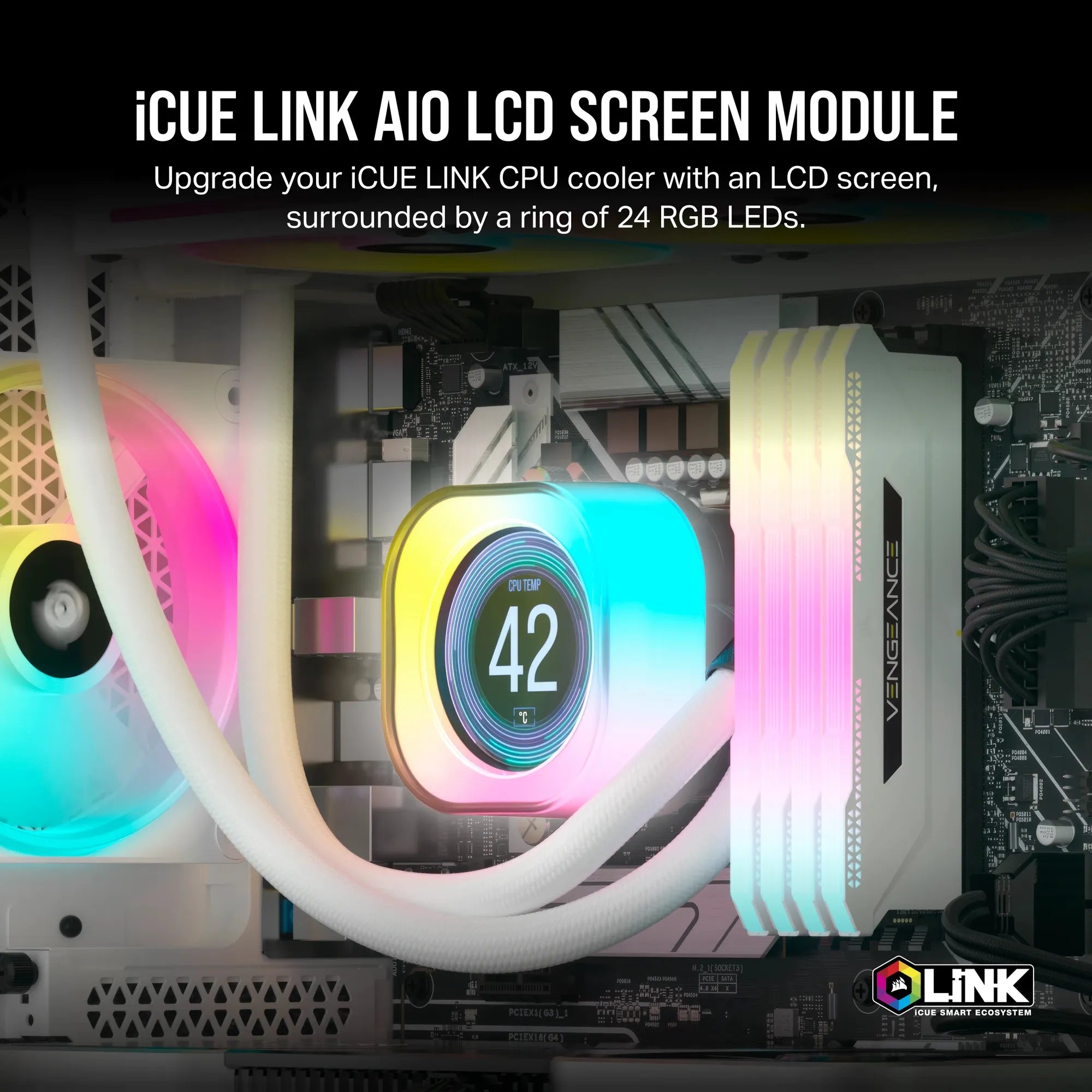 Image 6 for Corsair iCUE LINK AIO LCD Screen Module