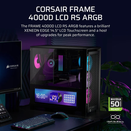 Image 8 for FRAME 4000D LCD RS ARGB Premium Mid-Tower PC Case