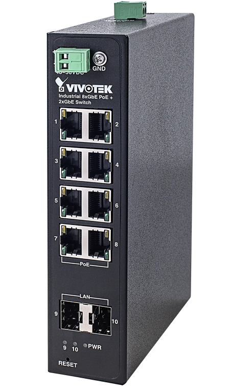 Image 1 for VIVOTEK Industrial PoE Switch for Extreme Conditions