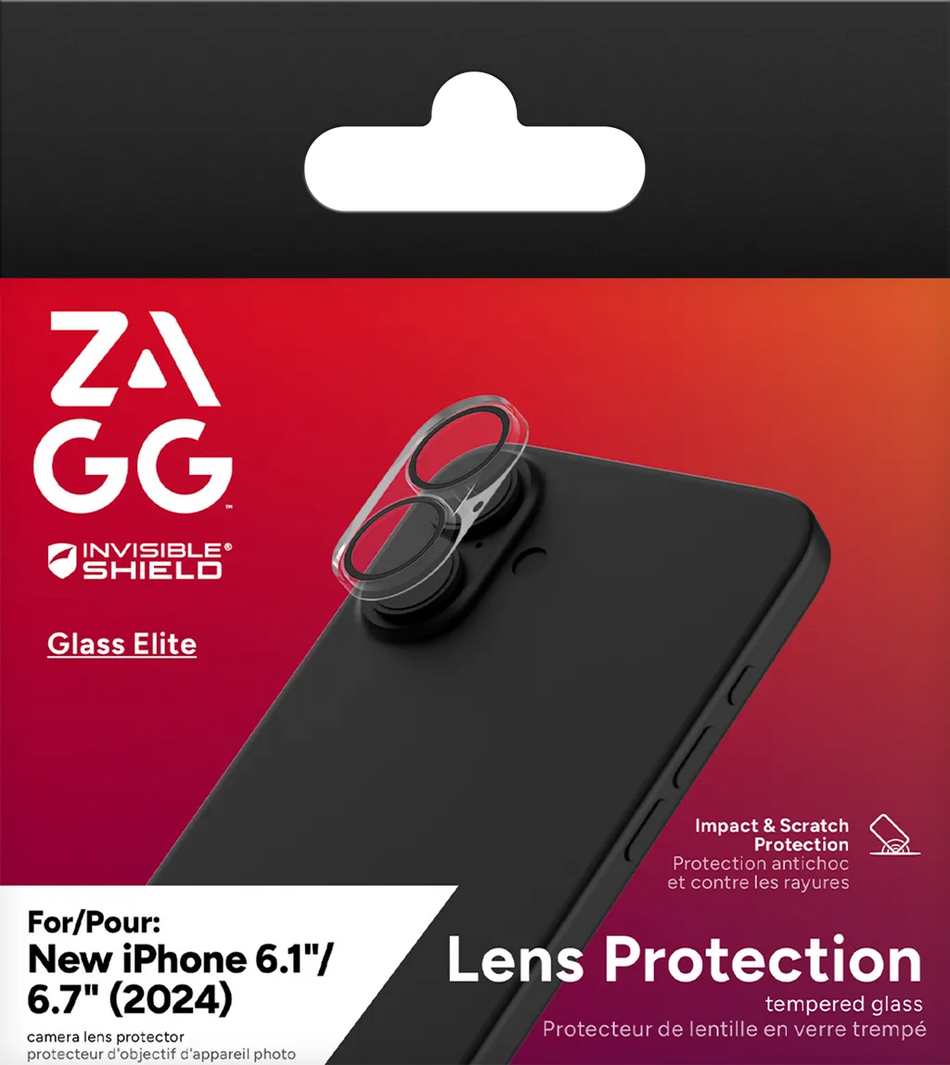 Image 2 for InvisibleShield Glass Elite AR (Camera) Apple iP16/16 PlusScreen