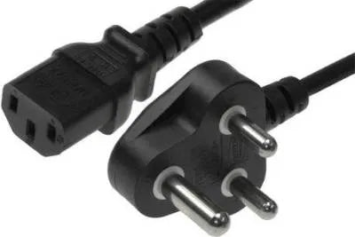Image 1 for 3-Pin Power Cable with IEC Plug - 1.8m
