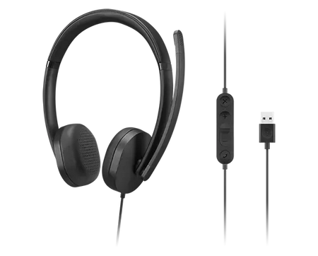 Image 4 for Lenovo USB-A Wired Stereo Headset Gen 2