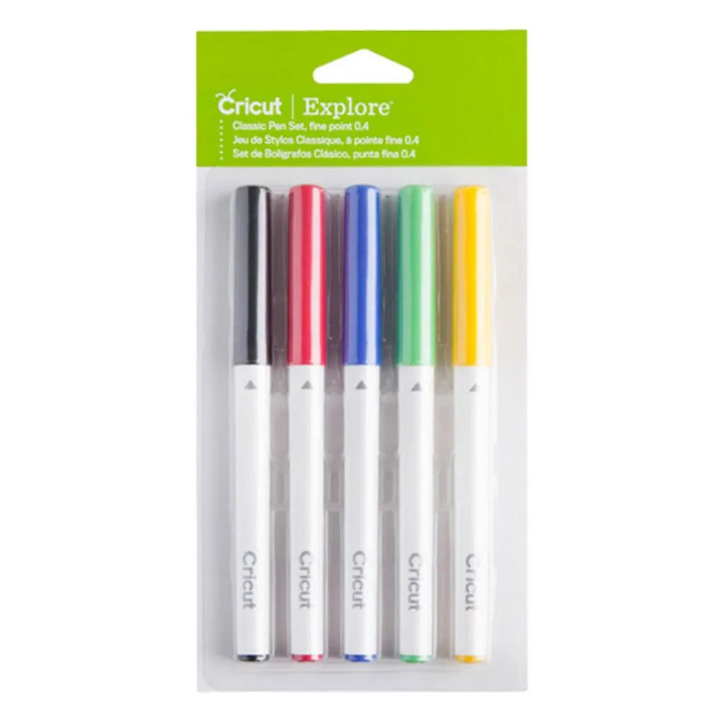 Image 1 for Cricut Fine Point Pen Set 5-Pack Classics (0.4mm)
