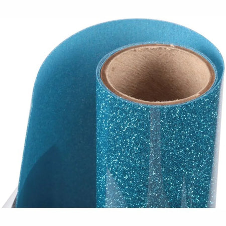 Image 2 for Cricut Glitter Iron-On - Aqua