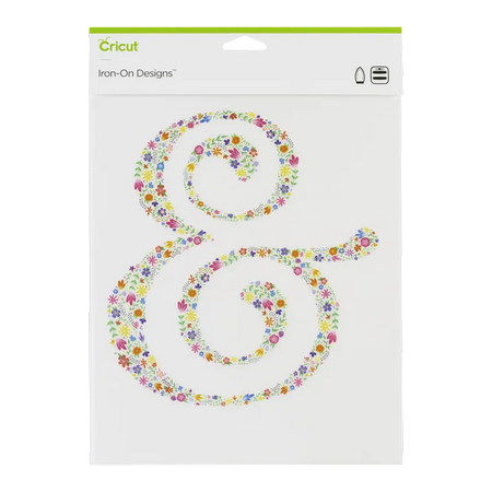 Image 1 for Cricut Iron-On Designs - Floral Ampersand