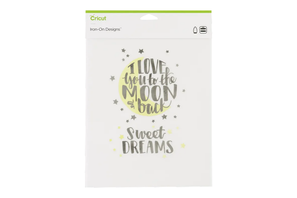Image 1 for Cricut Iron-On Designs Love You To The Moon