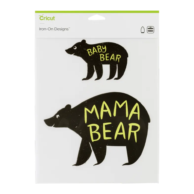 Image 1 for Cricut Iron On Designs Mama Baby Bear