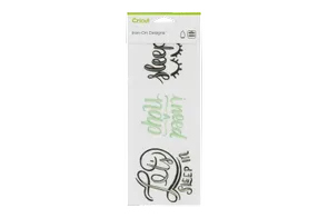 Image 1 for Cricut Iron On Designs Sleep In