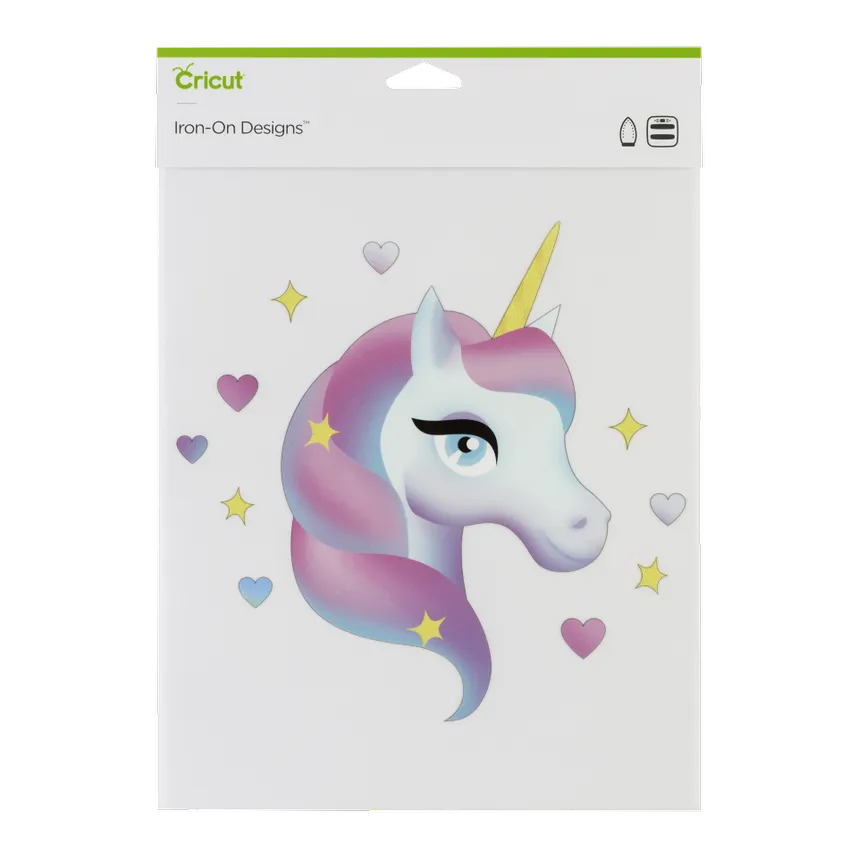 Image 1 for Cricut Iron-On Designs Unicorn Pack