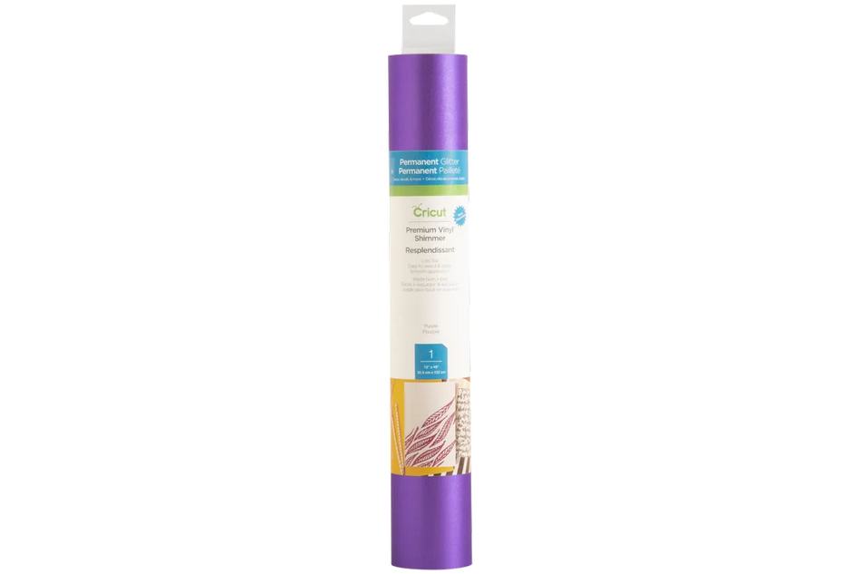 Image 1 for Cricut Shimmer Vinyl - Purple, 12" x 48" Roll