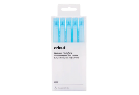 Image 1 for Cricut Washable Fabric Pens - Blue Set