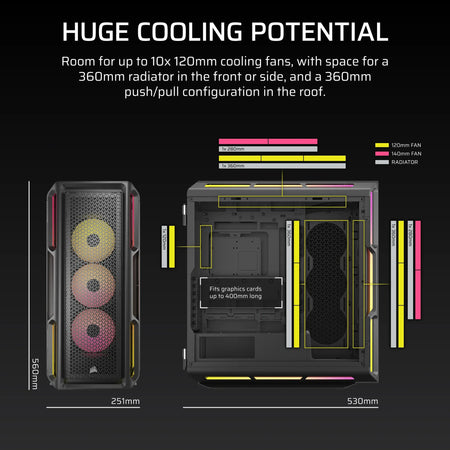 Image 7 for Corsair iCUE LINK 5000T LX RGB Mid-Tower PC Case