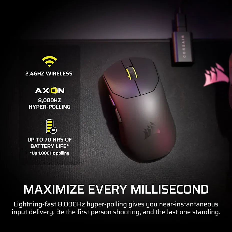 Image 7 for Corsair SABRE v2 PRO ULTRALIGHT WIRELESS Gaming Mouse - Black