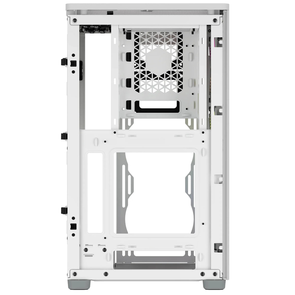 Image 4 for Corsair iCUE 2000D RGB Airflow White Mini-ITX Case