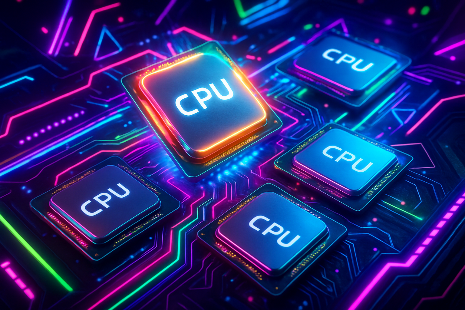 CPU's with gaming and vibrant colours