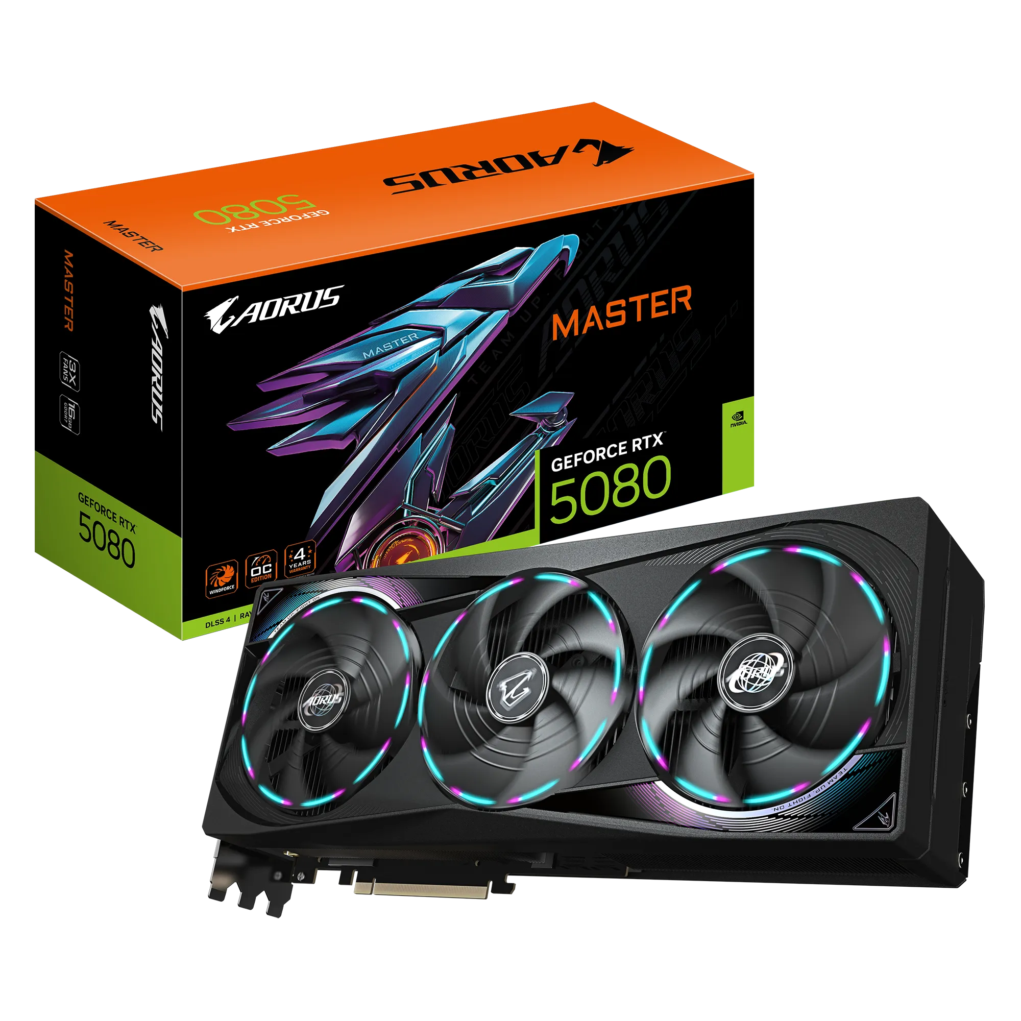 Image 8 for GIGABYTE GeForce RTX 5080 AORUS MASTER OC 16GB GDDR7