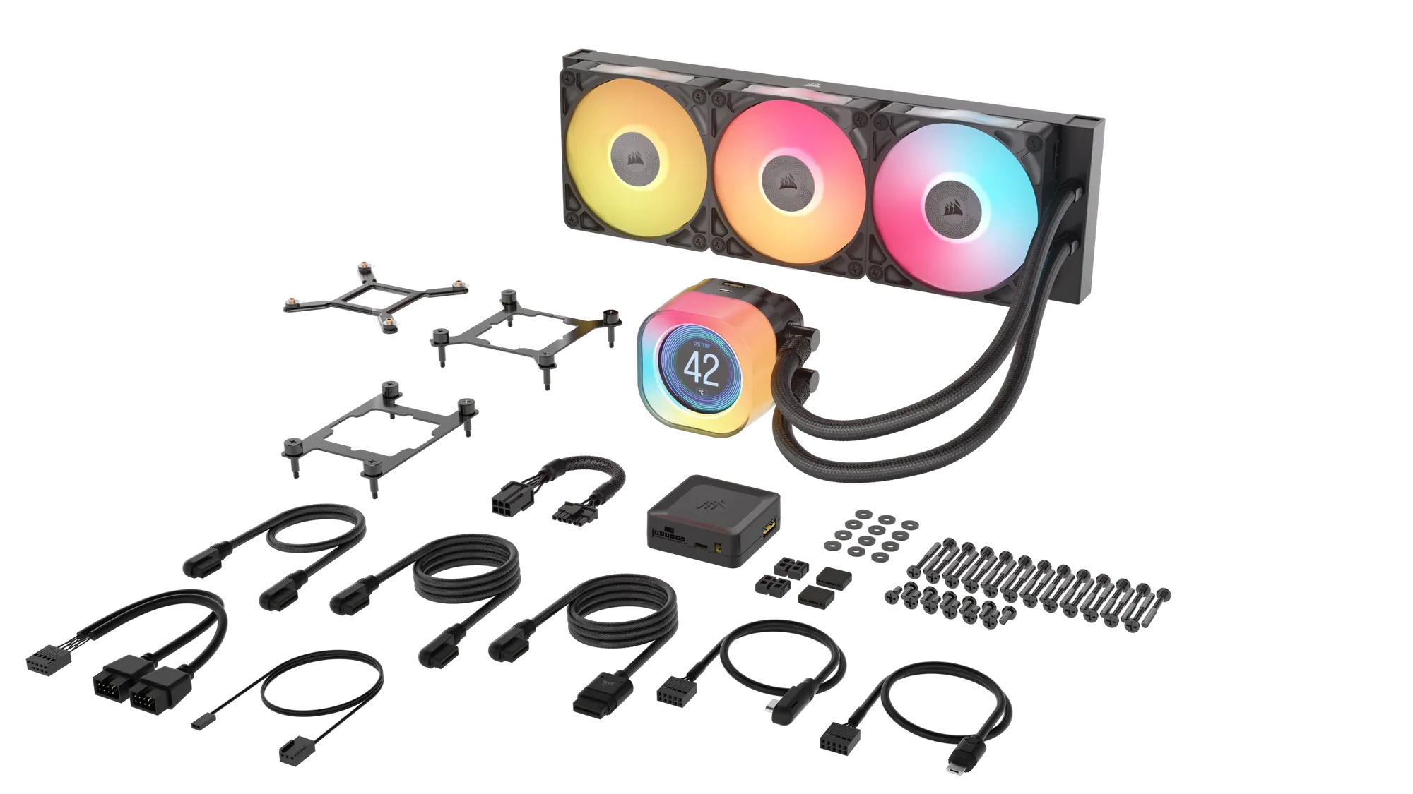 Image 10 for Corsair iCUE LINK TITAN 360 RX LCD Liquid CPU Cooler