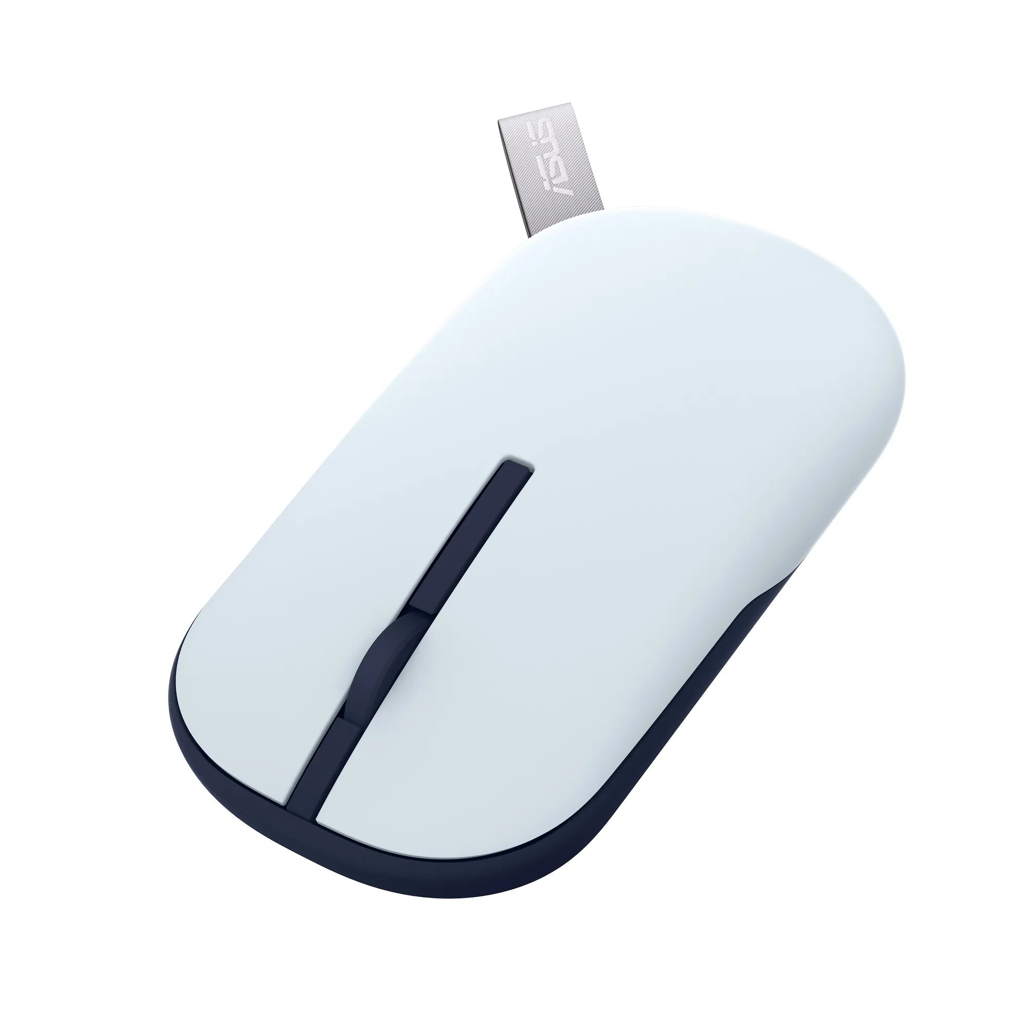 Image 16 for ASUS MouseMarshmallow Mouse MD100Quiet Blue800 to 1600 DPIDual-mode wireless: RF 2.4 GHz (dongle)Bluetooth