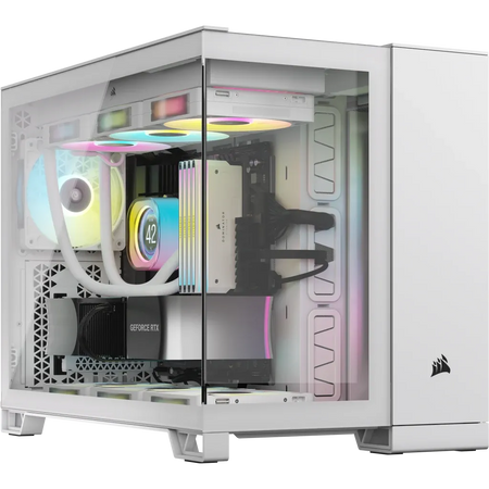 Image 11 for Corsair iCUE LINK 2500X RGB White Micro-ATX Dual Chamber PC Case