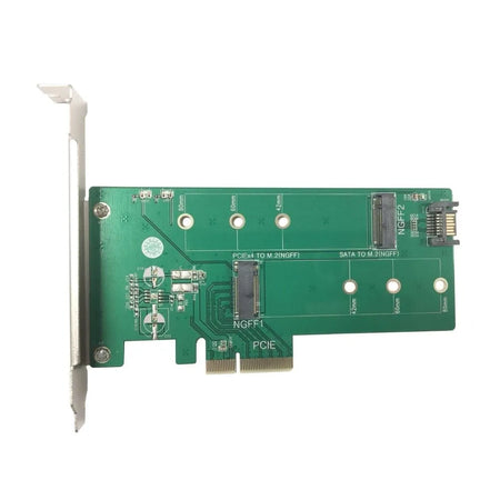 Image 1 for Vantec UGT-M2PC200 M.2 NVMe and M.2 SATA SSD PCIe x4 Adapter Card