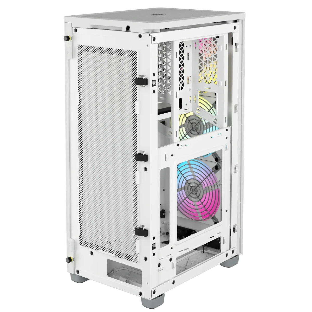 Image 6 for Corsair iCUE 2000D RGB Airflow White Mini-ITX Case