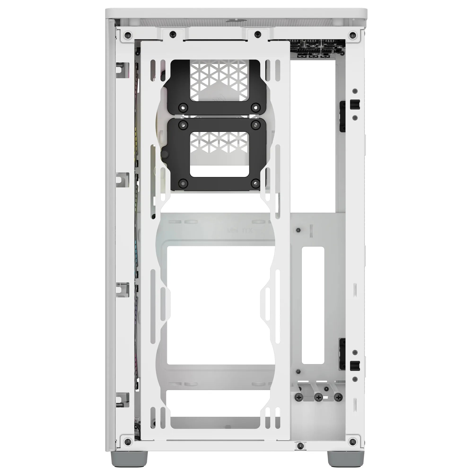 Image 8 for Corsair iCUE 2000D RGB Airflow White Mini-ITX Case