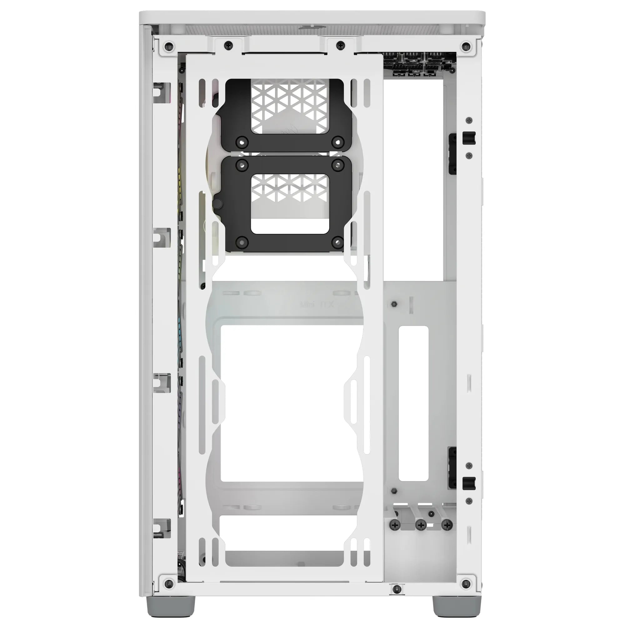 Image 7 for Corsair iCUE 2000D RGB Airflow White Mini-ITX Case