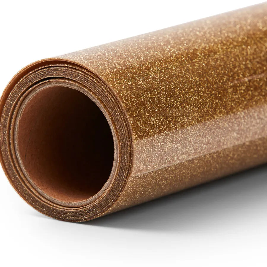 Image 9 for Cricut Glitter Iron-On Vinyl Gold