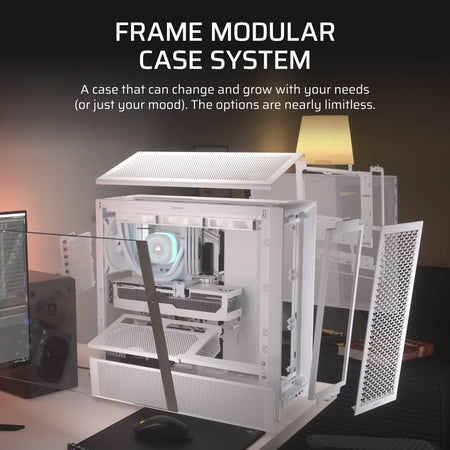 Image 10 for Corsair FRAME 4000D White Mid-Tower PC Case