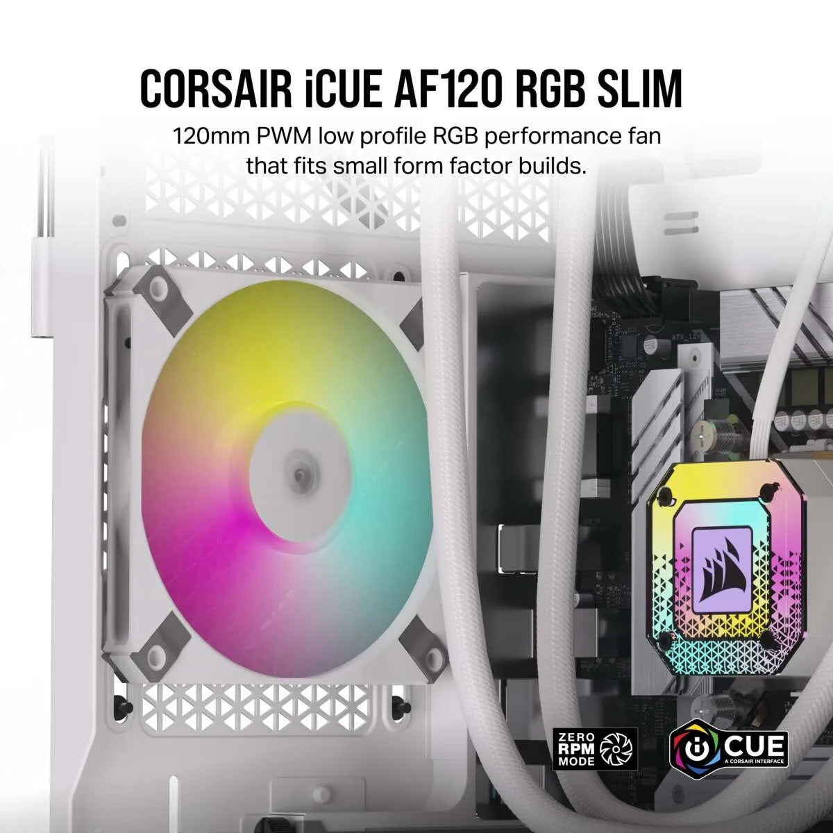 Image 20 for Corsair iCUE AF120 RGB SLIM 120mm PWM Fan