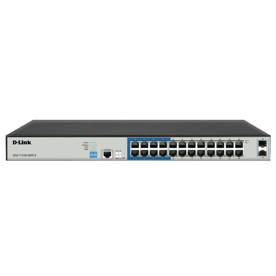 Image 1 for D-Link DGS-F1210-26PS-E PoE Smart Managed Switch