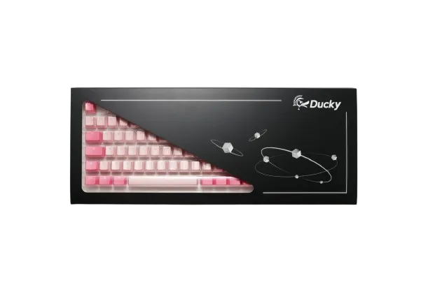 Image 1 for Ducky Keycap Gossamer Pink PBT Double-shot