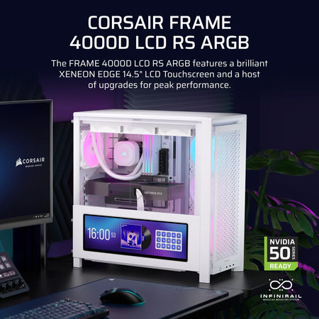Image 9 for FRAME 4000D LCD RS ARGB Premium Mid-Tower PC Case