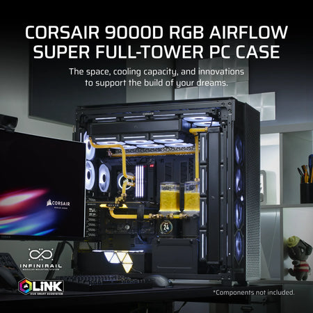 Image 15 for iCUE LINK 9000D AIRFLOW Tempered Glass Super-Tower