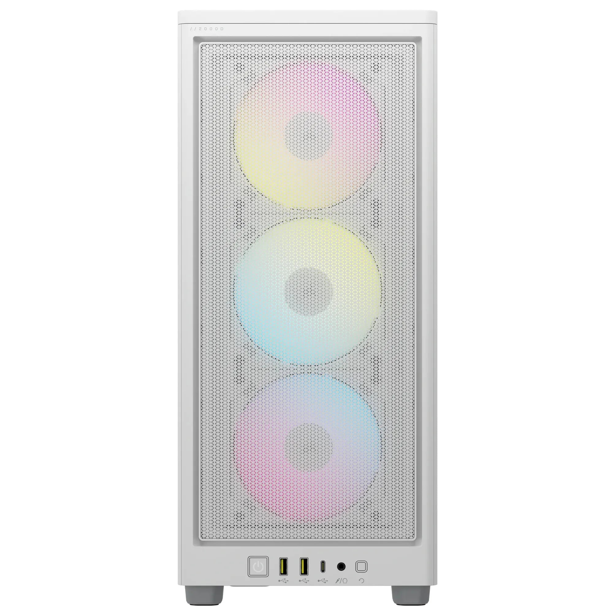 Image 11 for Corsair iCUE 2000D RGB Airflow White Mini-ITX Case