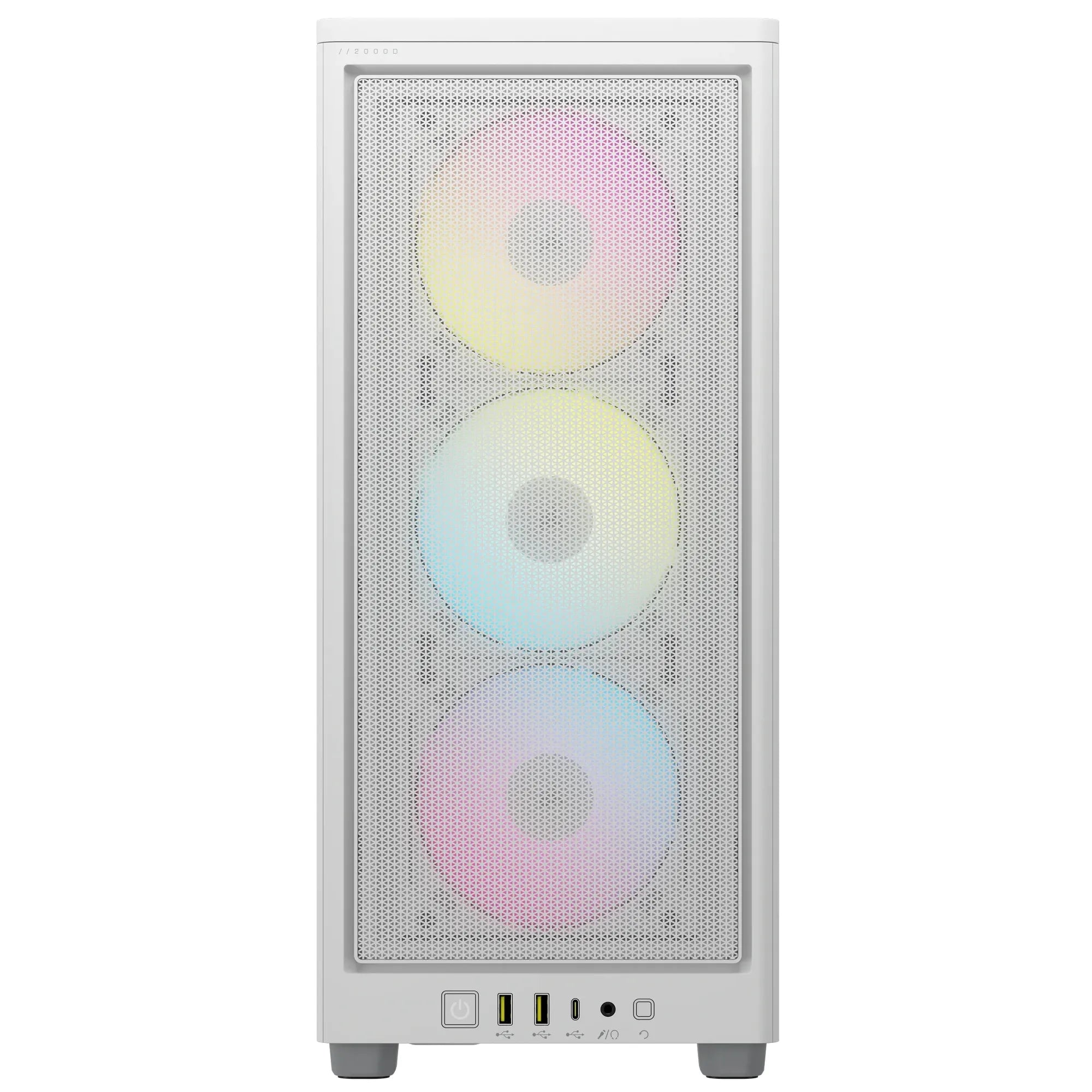 Image 12 for Corsair iCUE 2000D RGB Airflow White Mini-ITX Case