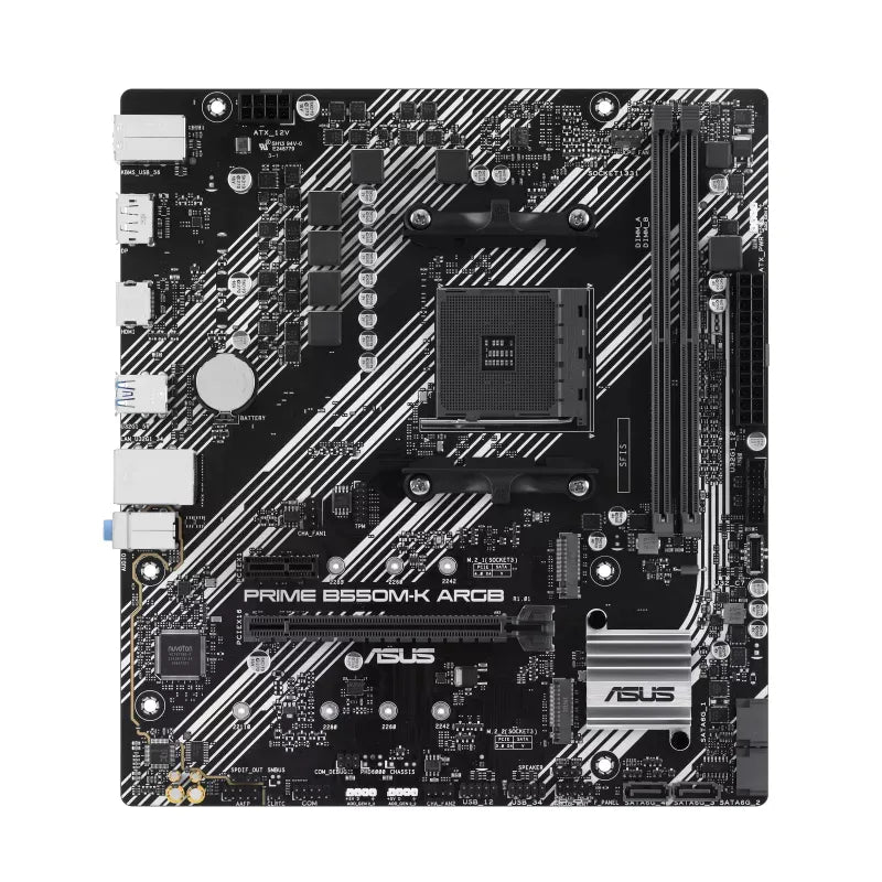 Image 7 for ASUS Prime B550M-K ARGB AM4 Motherboard