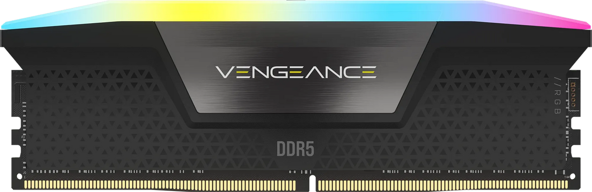 Image 10 for CORSAIR VENGEANCE RGB DDR5 16GB (2 x 8GB) DDR5 5200 CL40-40-40-77 1.25V Intel XMP - BLACK