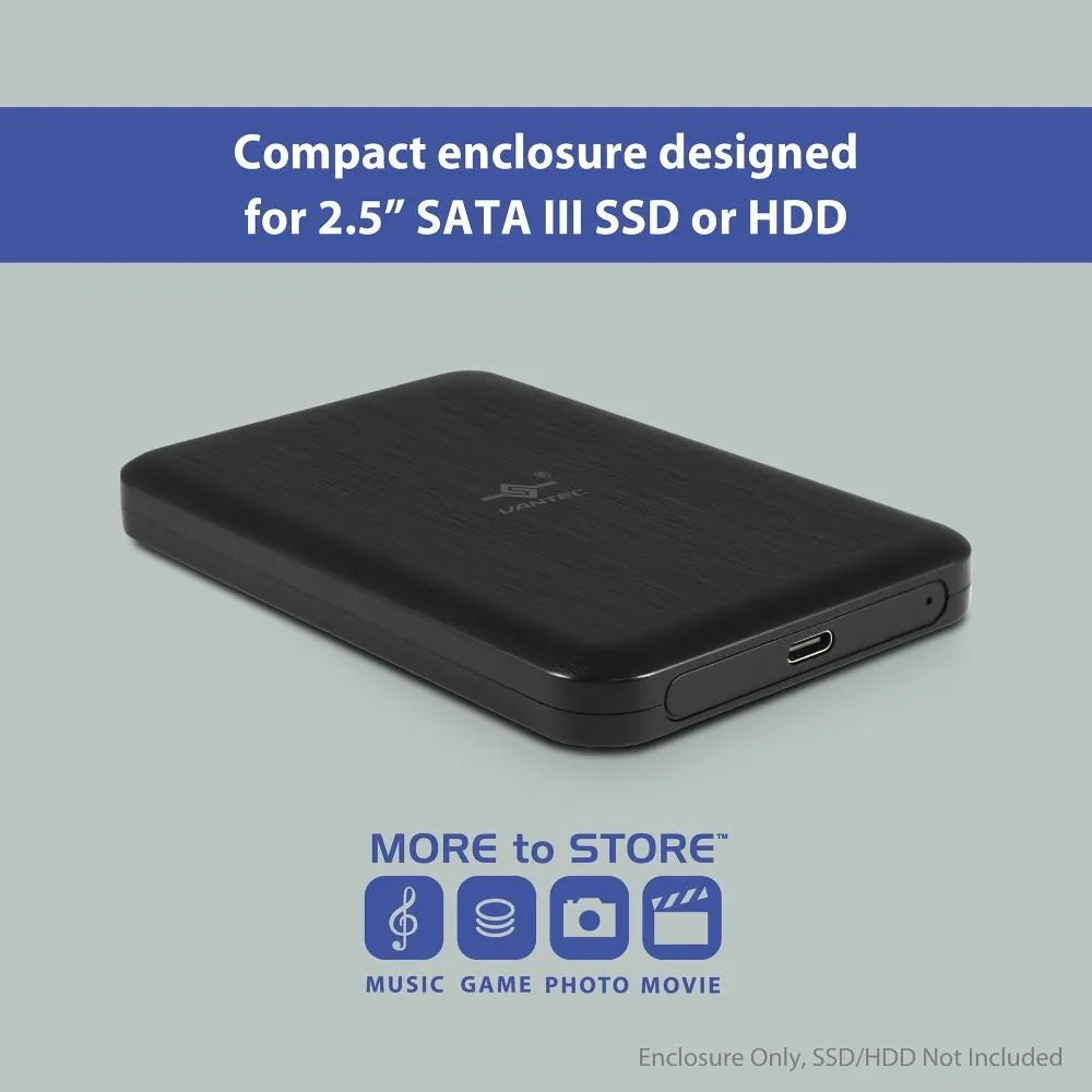 Image 10 for Vantec NexStar 2.5-inch USB 3.2 Disk Enclosure