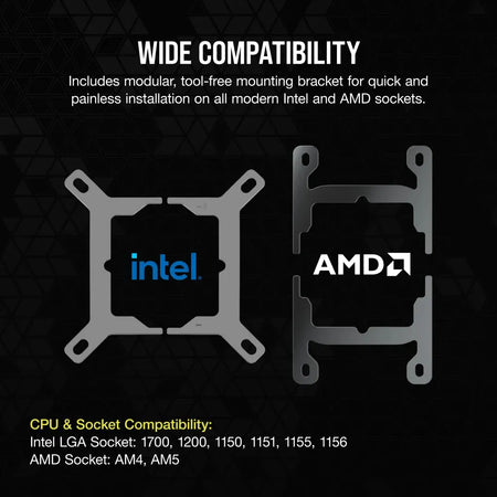 Image 16 for Corsair iCUE LINK H170i RGB Liquid CPU Cooler