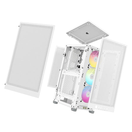 Image 14 for Corsair iCUE 2000D RGB Airflow White Mini-ITX Case