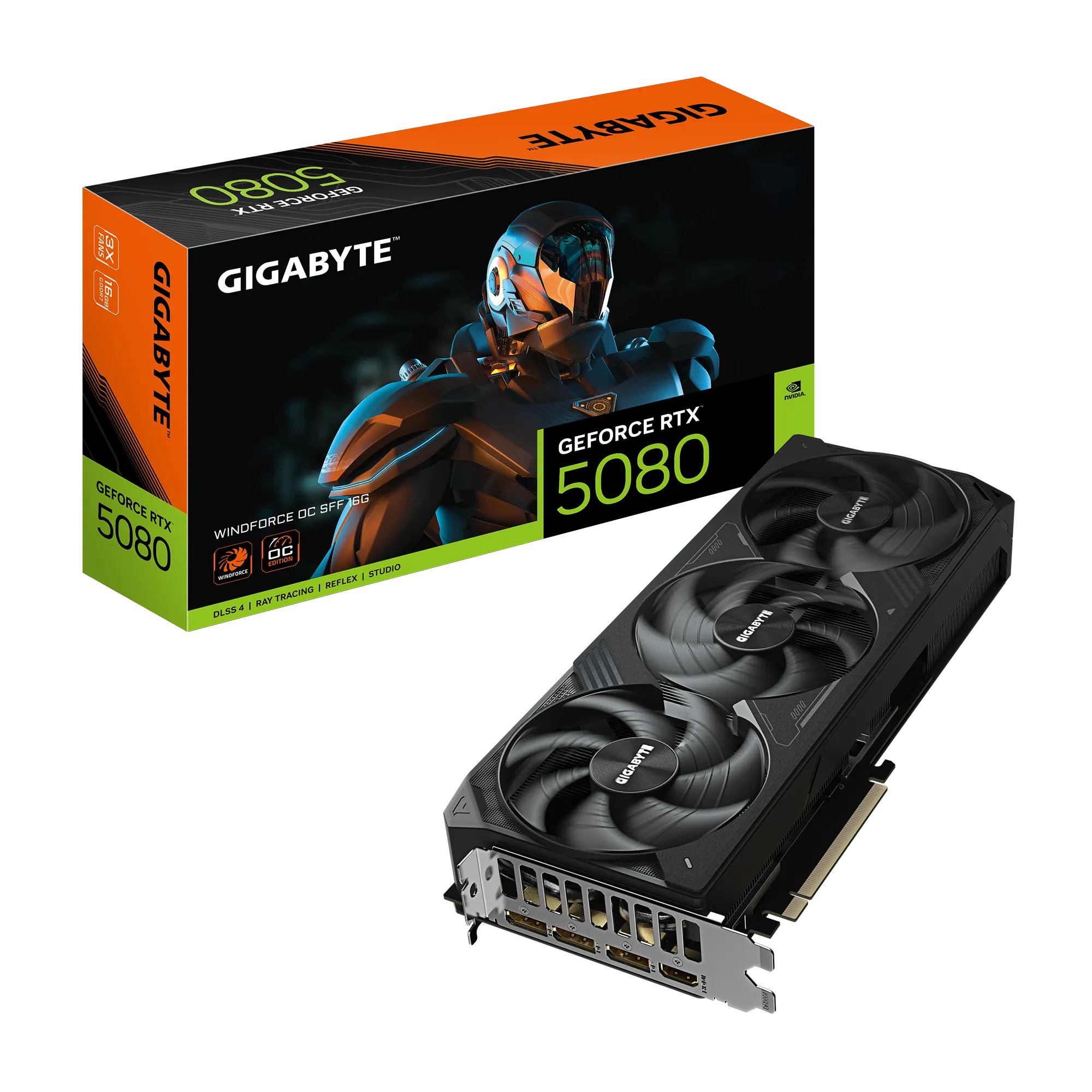 Image 8 for GIGABYTE GeForce RTX 5080 WINDFORCE OC 16GB