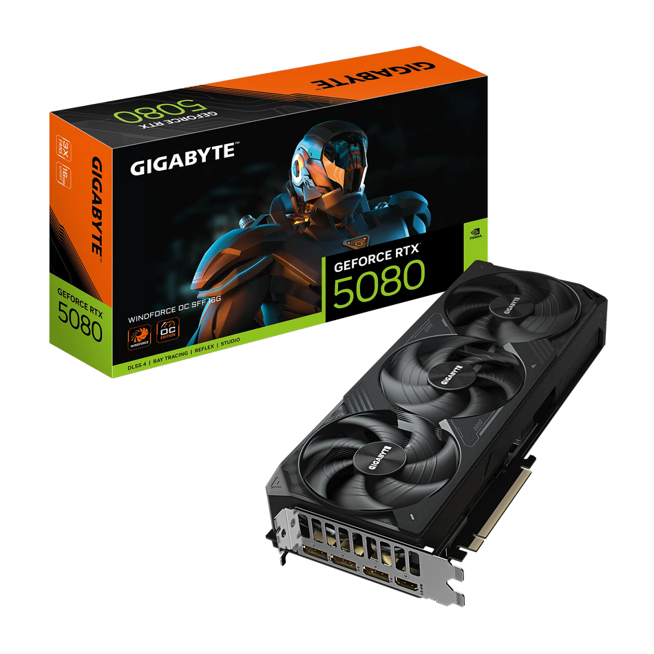 Image 8 for GIGABYTE GeForce RTX 5080 WINDFORCE OC 16GB