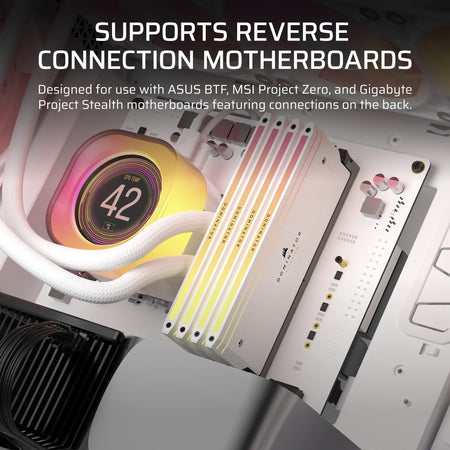 Image 8 for Corsair 5000T Mid-Tower PC Case - White