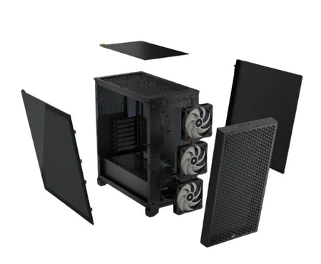 Image 18 for Corsair 3000D RGB Airflow Black Mid-Tower PC Case