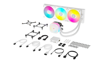 Image 10 for Corsair iCUE LINK TITAN 360 RX Liquid CPU Cooler - White