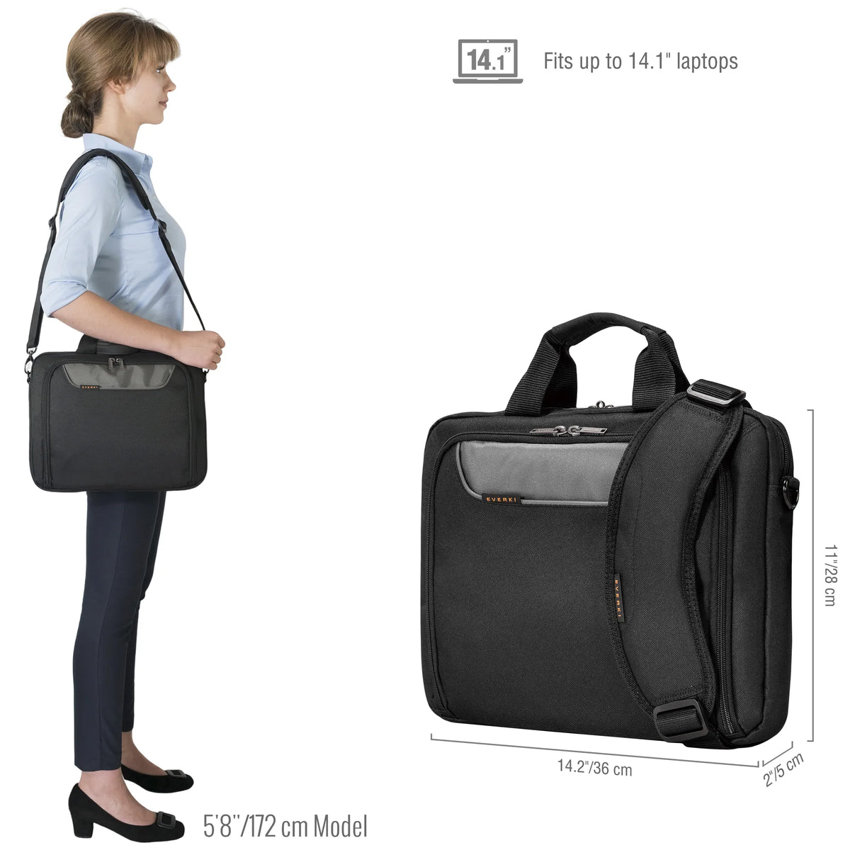 Image 8 for Everki Advance 14-inch Laptop Briefcase